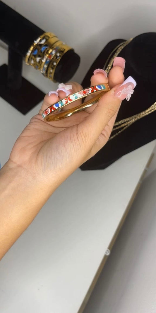 Floral Bangle