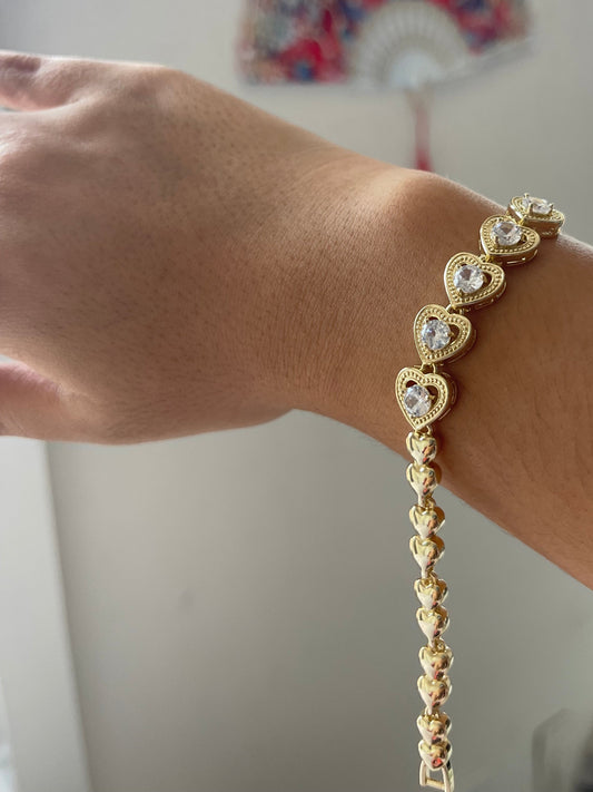 Five Hearts Bracelet