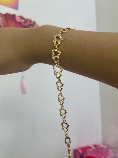 Lovely Hearts Bracelet