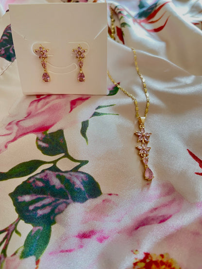 Flower Lariat Set