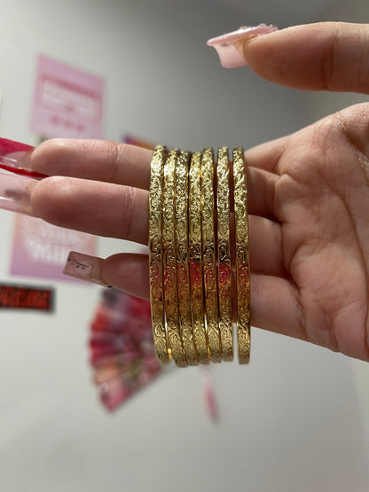 Thin Bangle Stack