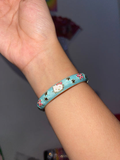 Blue Hello Kitty Bangle