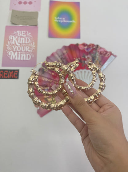 Double Bamboo Hoops