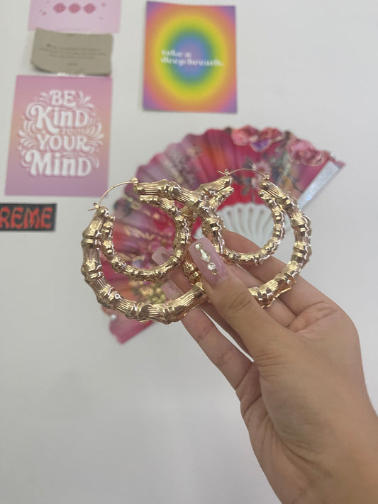 Double Bamboo Hoops