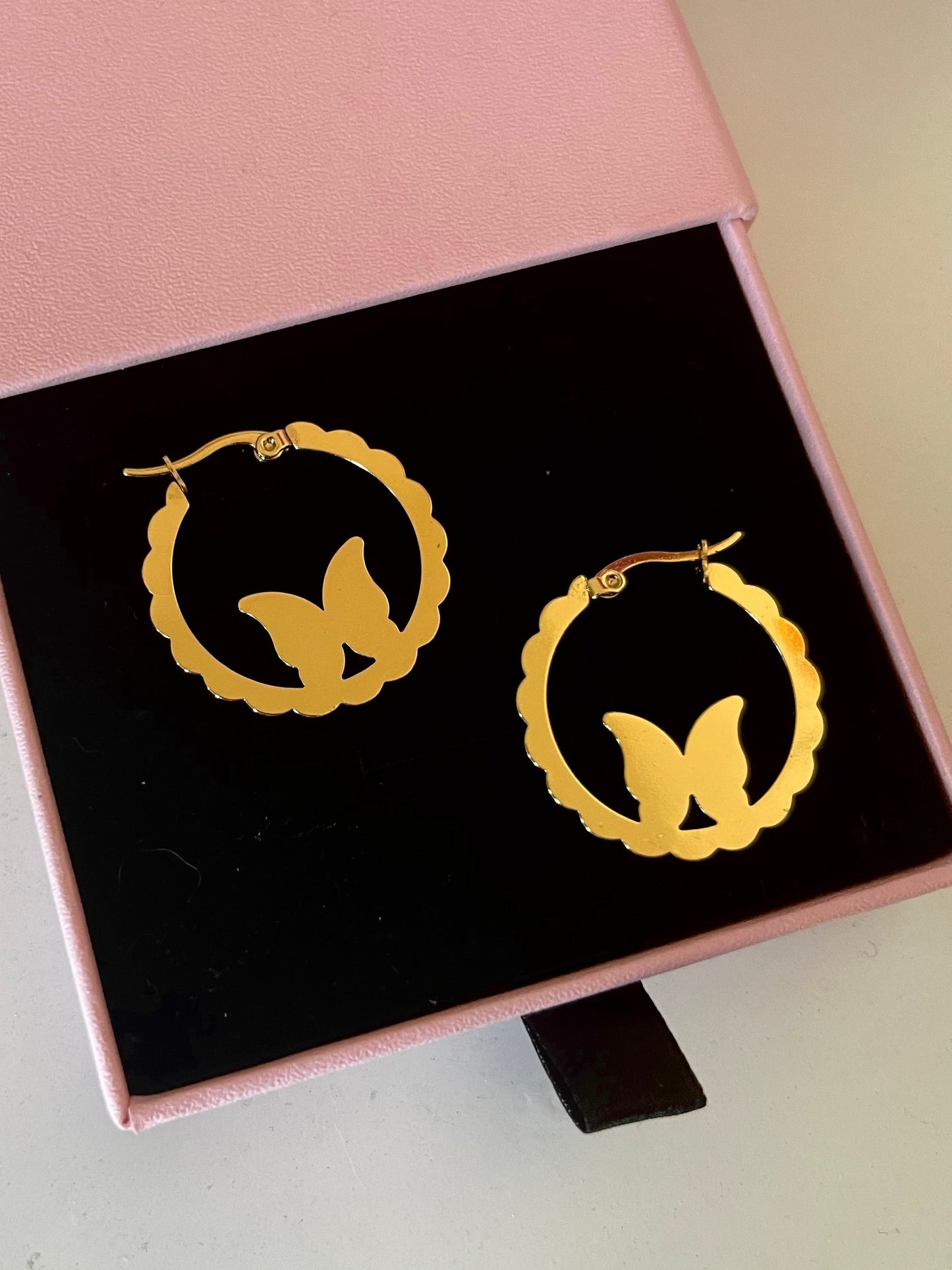 Butterfly Mini Hoops
