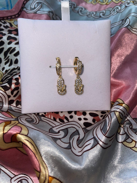 Flip Flop Hoop Earrings