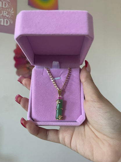Jade Bamboo Neckalce