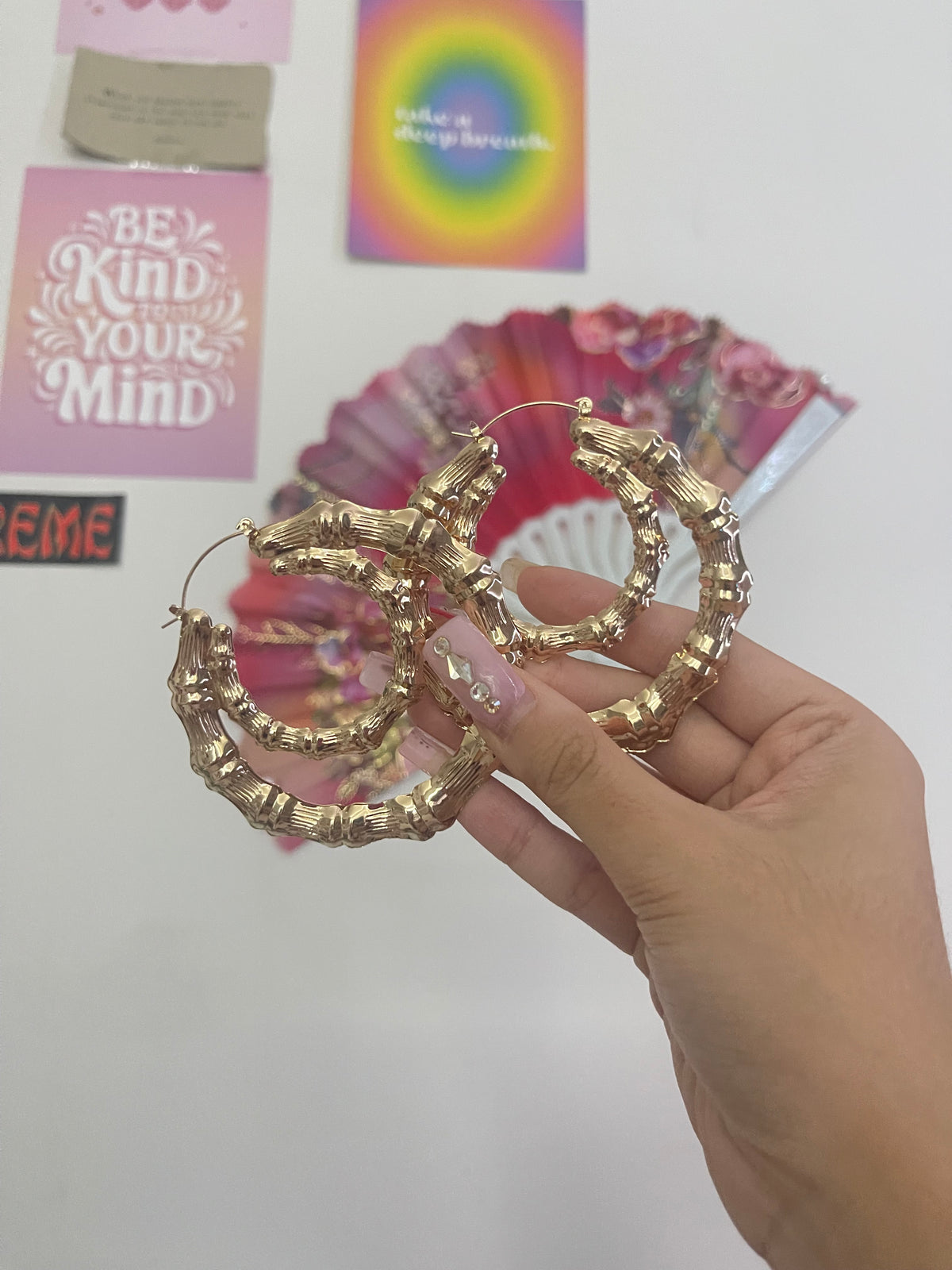 Double Bamboo Hoops