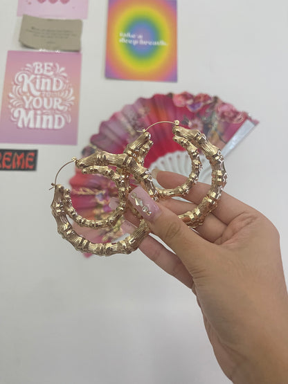 Double Bamboo Hoops