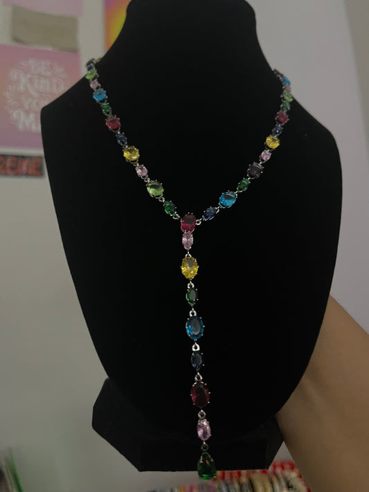 Bedazzled Gem Lariat