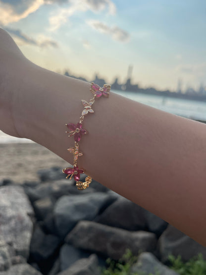 Red Butterfly Bracelet 🦋