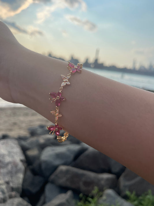 Red Butterfly Bracelet 🦋