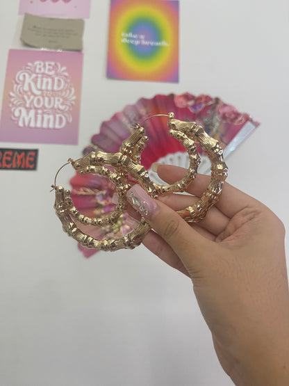 Double Bamboo Hoops