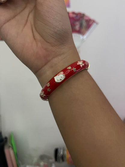 Red Hello Kitty Bangle