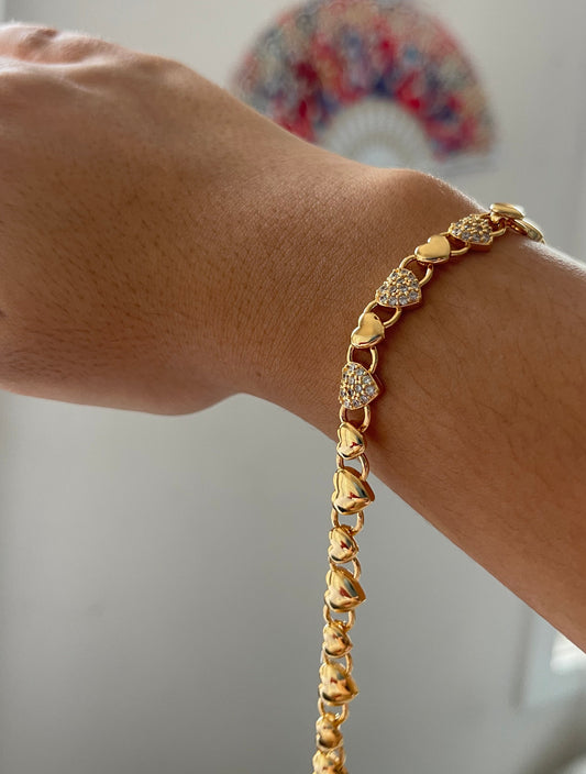 Hearts Bracelet