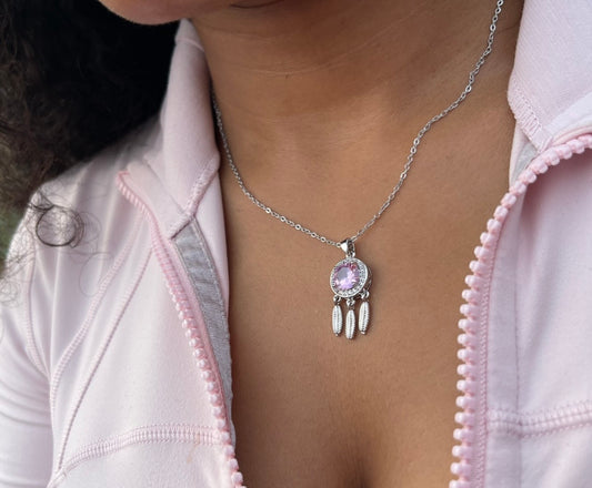 Dreamcatcher Pink Gem
