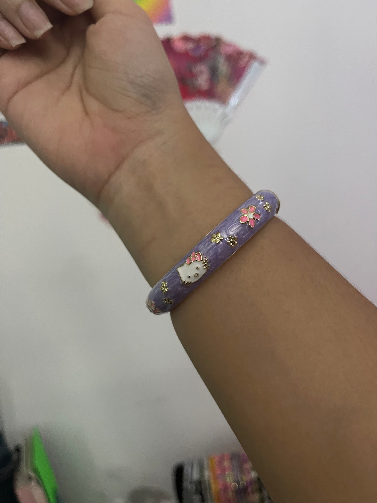 Lavender Hello Kitty Bangle