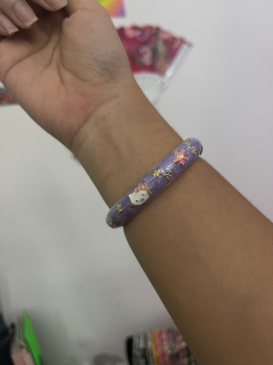 Lavender Hello Kitty Bangle