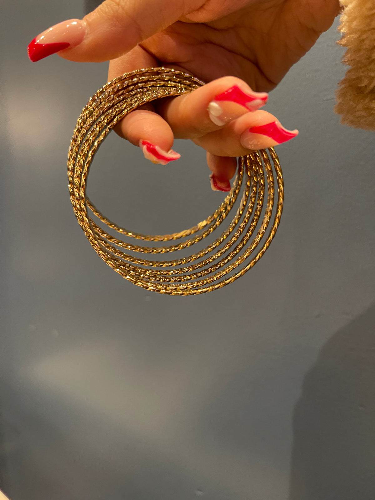 Braided Bangle Stack