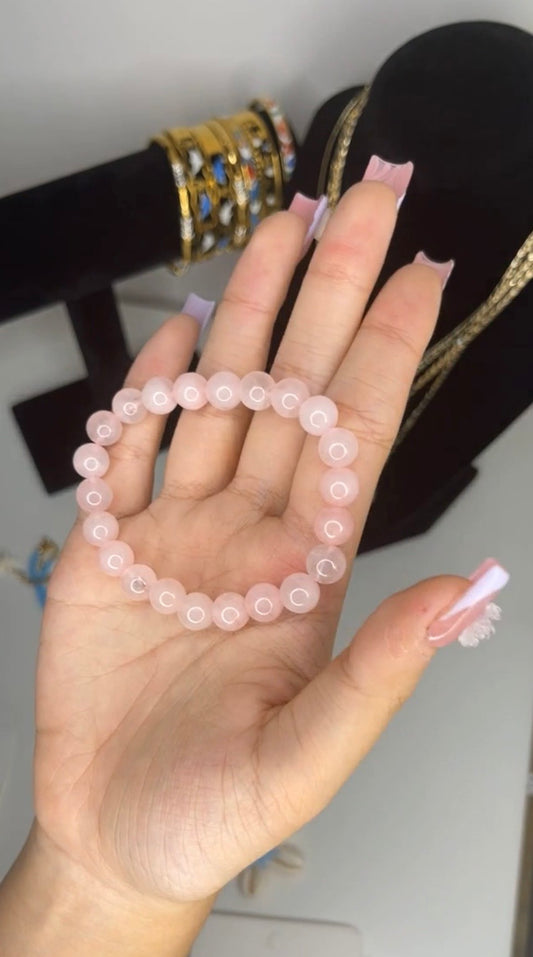 Pink Beaded Bracelet