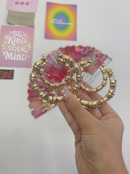 Double Bamboo Hoops