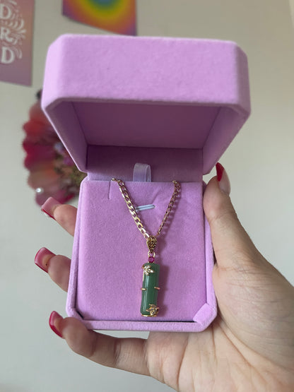 Jade Bamboo Neckalce