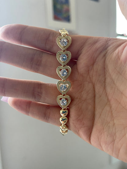 Five Hearts Bracelet