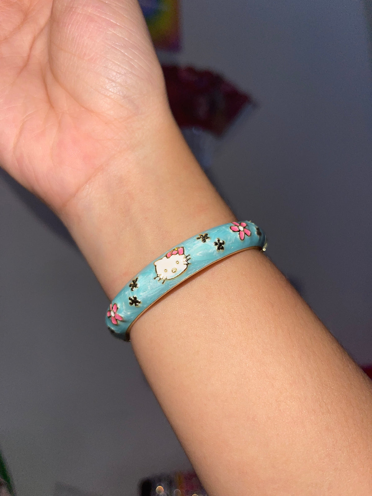 Blue Hello Kitty Bangle