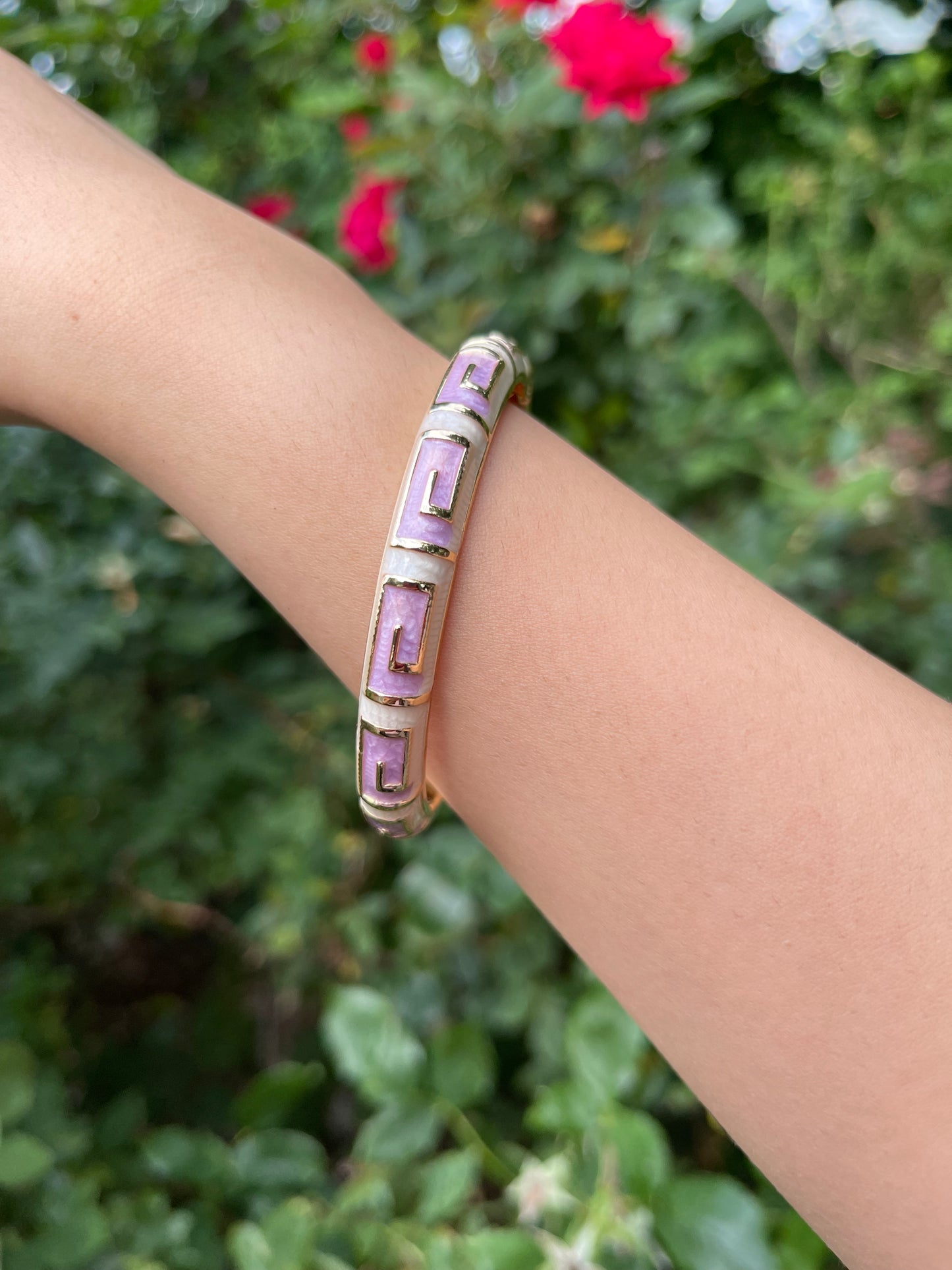 Lavender Groovy Bangle