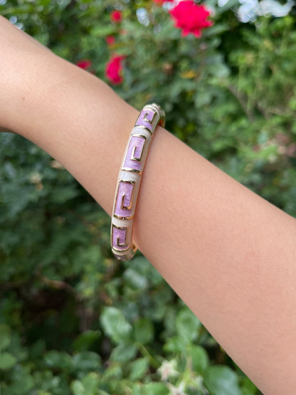 Lavender Groovy Bangle