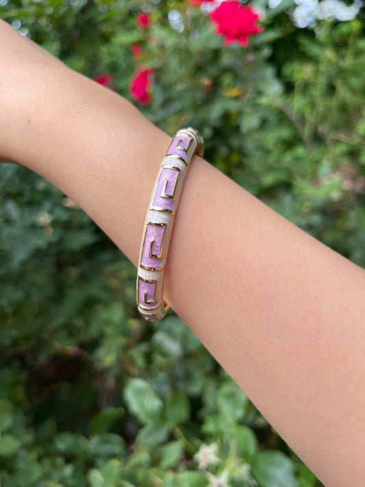 Lavender Groovy Bangle