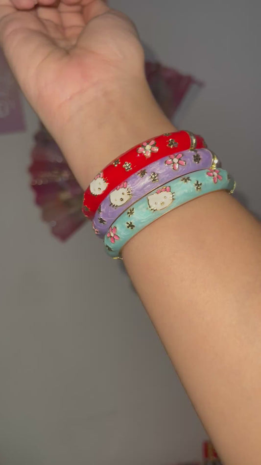Red Hello Kitty Bangle