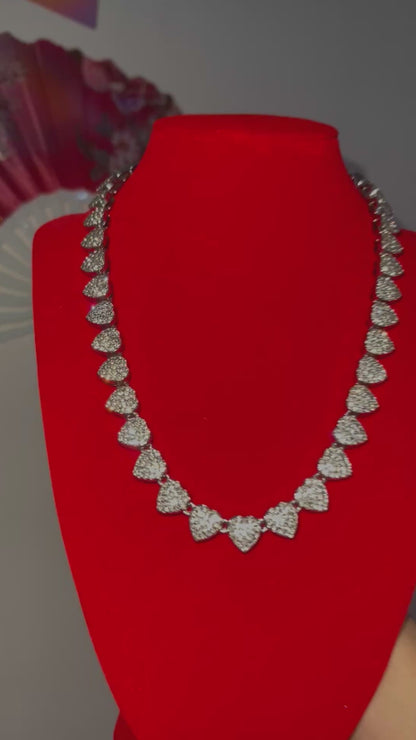 Icy Hearts Necklaces