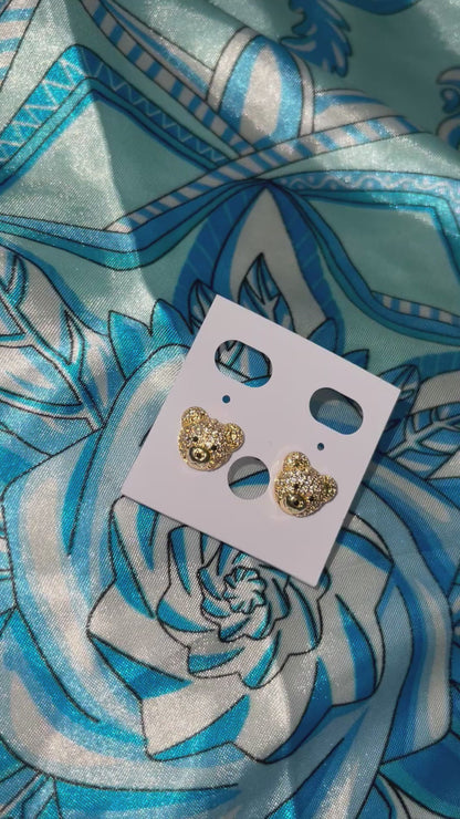 Teddy Bear Stud Earrings 🧸