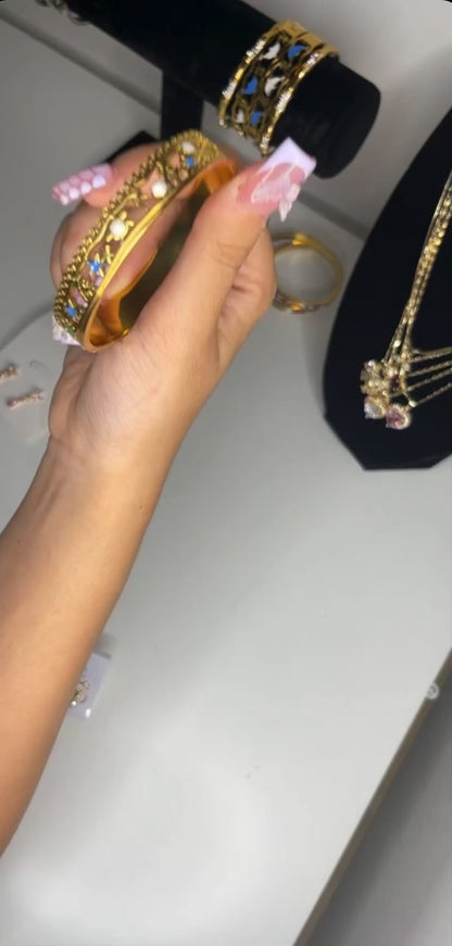 Turtle Palm Summer Bangle