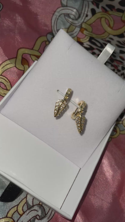 Flip Flop Hoop Earrings